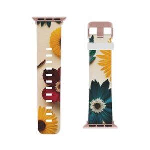 🚨Newest collection: Floral watch band🌹🚨 Made by: BleuRose Creations